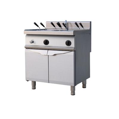 China Professional Restaurant / Hotel / Kitchen Commercial 80cm Gas Pasta Cooker With Cabinet for sale