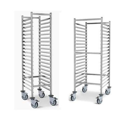 China Best Quality Home / Restaurant / Bakery Assembling Flat Type Stainless Steel Bakery Trolley 201 for sale