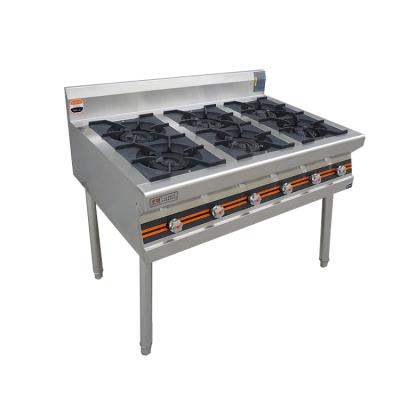 China Widely Used Free Standing Restaurant Stainless Steel Gas Stove 3 Burner for sale