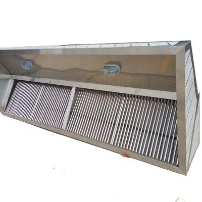 China Kitchen Good Quality Industrial Brush Surface Kitchen Exhaust Hood for sale