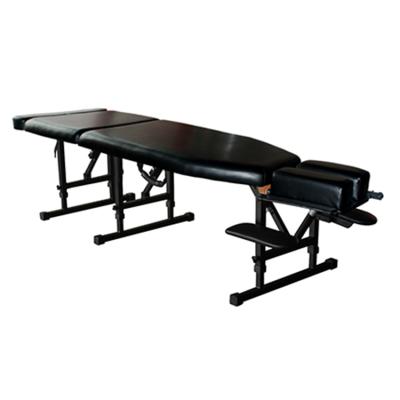 China Physiotherapy Treatment Clinic Massage Arena-160 Portable Stationary Folding Adjustment Chiropractic Treatment Table Chiropractic Bed Lightweight for sale