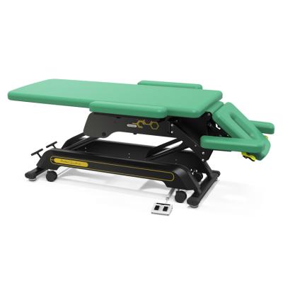 China Premier Basic Wholesale Sturdy Physiotherapy Treatment Clinic Massage Height And Adjustable Electric Headrest Chiropractic Table Supply Treatment Bed Treatment Table for sale