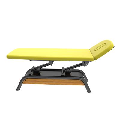 China Milton Treatment Basic China 2 Section Physiotherapy Table Adjustable Apoplexy Rehabilitation Bed Clinic Treatment Bed Physiotherapy Treatment Clinic Massage for sale