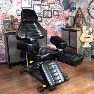 China Gina Ergonomic Modern 360 Degree Rotation Waist Artist Hydraulic Adjustable Tattoo Bed Chair for Massage and Tattoo Studio for sale