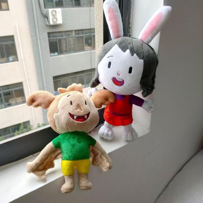 China New Lovely Toy Children's Gift Stuffed Cartoon Doll Stuffed Animal Elinor Wonders Why Rabbit Bat Wholesale Stuffed Animal Kids Gift for sale