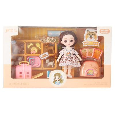 China 3D MODEL 3D MODEL Wholesale Boxed Play House Kids Girl Doll Toys Box Princess Doll Gift Christmas Gifts Decoration For Girls for sale