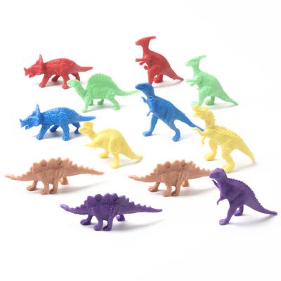 China Mini Simulation Dinosaur Toy Simulation Animal Wholesale Rubber Solid Simulation Children Animal Models Animal Models Toys Animal Models for sale