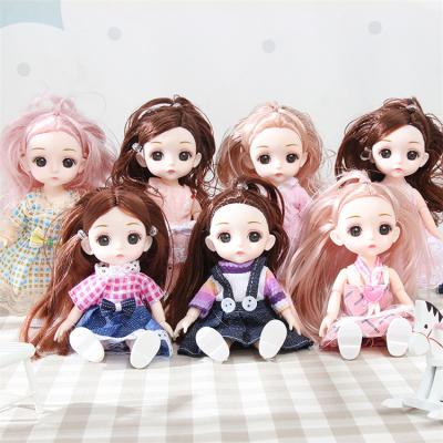 China 3D MODEL 3D MODEL Hot selling mini doll machine bjd dolls kids girl toy 16cm dress up 13 doll joint movable Christmas gift decoration for sale