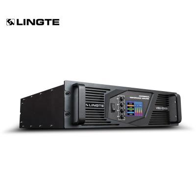 China 4 Channels Power Amplifier Class H 1100W 3U Loud Amplifier Audio Stage Amplifier for sale