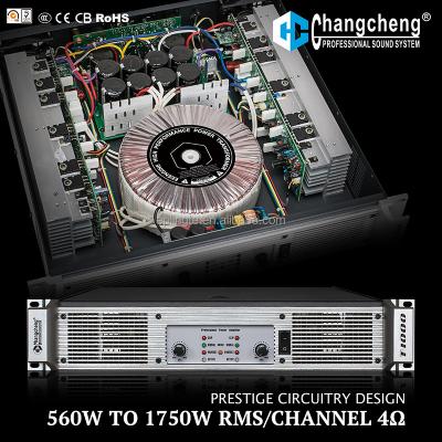 China LINGTE/ChangCheng T Series, Professional Wattage DJ, KTV 1U/2U/3U Clear Sound 2U Class H Mi Power Amplifier for sale