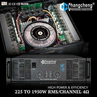 China Lingte/Changcheng CA20+ series high power peak 2ohm stable audio/soundstandard audio amplifier CA20+ Class H 3U DJ/KTVprofessional series for sale