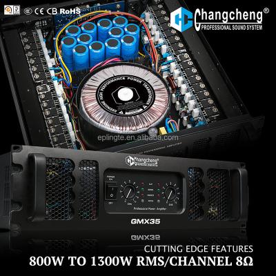 China LINGTE/ChangCheng GMX Class H Series, Bass Bumping Stable Wattage Professional DJ, KTV 1U/2U/3U Power Amplifier 2ohm 3U Mid Mid for sale