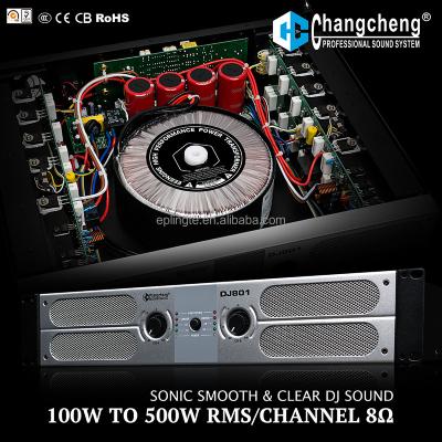 China LINGTE/ChangCheng DJ Series, Professional Wattage DJ, Class AB 1/2U Bass KTV 1U/2U/3U Power Amplifier for sale