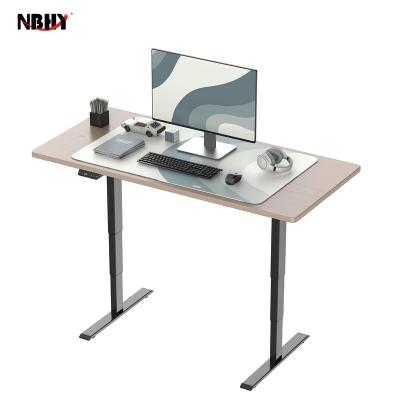 China Adjustable (Height) Height Adjustable Stand Up Double Desk View Motor Creativity Standing Auto Desk for sale