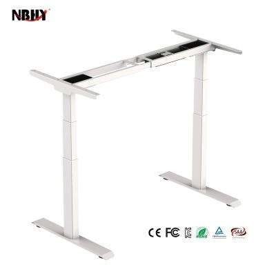 China Modern Popular Double Motor Height Adjustable Standing Electric Desk View Table (Height) for sale