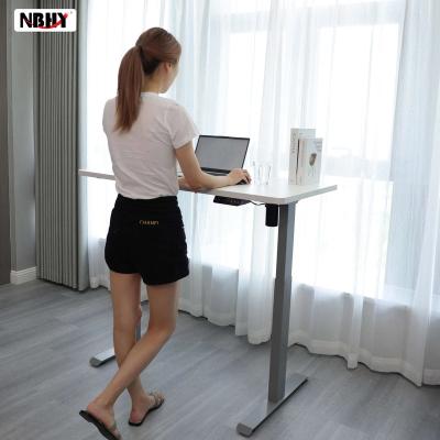 China Smart Sit Stand Up Desk Electric Silent Height Adjustable Stable Desk Home Office Sit Up Adjustable Computer (Height) for sale