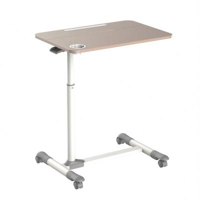 China New Arrival One Adjustable Leg Standing (Height) Laptop Workstation Computer Cart Rolling Desk With Wheels for sale