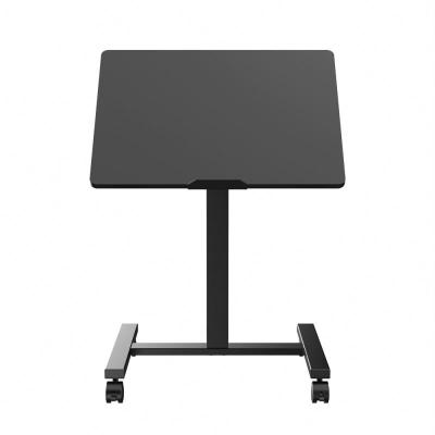 China Factory Outlet (Height) Four Mobile Laptop Stand Sit Stand Rolling Desk Adjustable Type Shock Absorber for sale