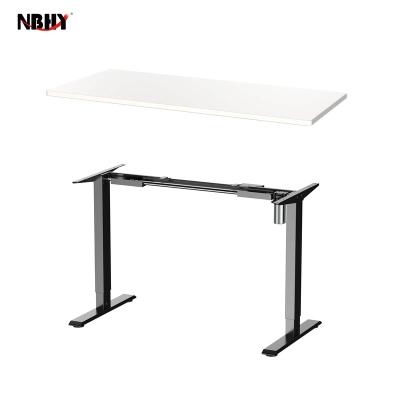 China Home Office Adjustable (Height) Operate Single Motor Electric Height Adjustable Desk For Office Home Work for sale