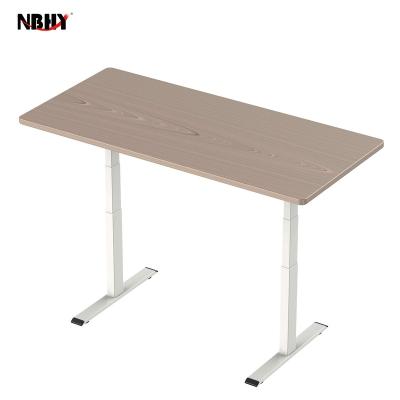 China Office Smart Standing Desk Furniture (Height) Double Height Adjustable Electric Ergo Adjustable Motor Stand Adjustable Desk Table for sale