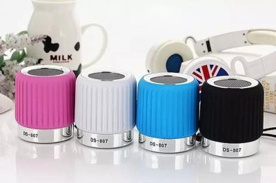 China Mobile Laptop Mini Portable Bluetooth Speakers , Bluetooth Rechargeable Speaker807 for sale