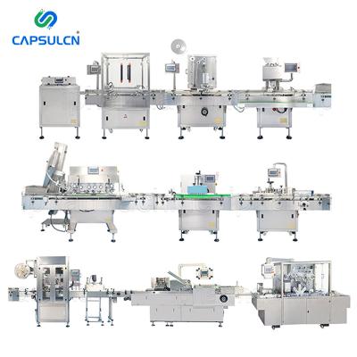 China Multi Functional Pills Bottling Factory Capsule Customizable Full Automatic Tablet Softgel Line Electronic Count Line for sale