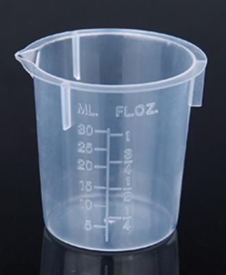 China Factory Supply 50ml Sustainable Plastic Measuring Cup for sale