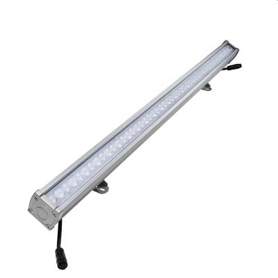 China Smart LANDSCAPE 24W RGBW LED Wall Washer , RGB Linear Light Bar With Remote RF Controller DC24V IP66 Water Proof Mid-light 100mm Length for sale