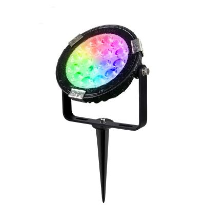 China Morden Phone Amazon Alexa Control IP66 Smart Waterproof Landscape Lighting Dimmable 9W RGB LE TDC LED Garden Light (Subordinate Lamp) MiLight SYS-RC1 for sale