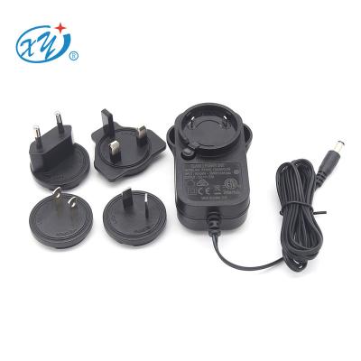 China Interchangeable Household Appliance AC Wall Plug To DC Switch Power Supply Adapter 1A 1.5A 2A 3A Power Adapter Supply 5V 6V 9V 12V 24V 36V for sale