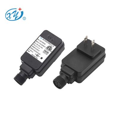 China LED light. Electrical Appliances Power Supply US 12v 1a Rainproof AC DC Adapter With ETL FCC CCE DOE Certificate for sale