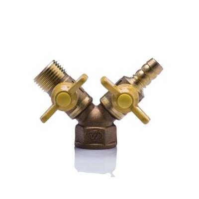 China Female Thread 3 Way Heavy Duty Stainless Steel WCB Body Three Way Ball Valve With ISO5211 for sale