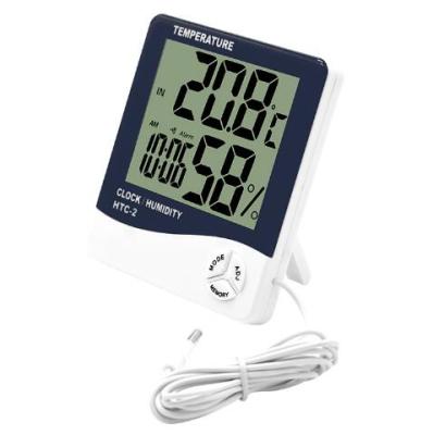 China Temperature LCD Probe Min Max Digital Thermometer In Outlet Hygrometer for sale