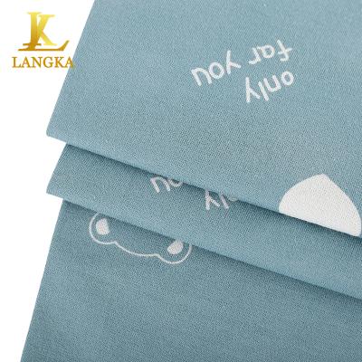 China Anti Static High Quality Plain Single Jersey Langka Cotton 100% Cotton Anti Bacterial Fabric for sale