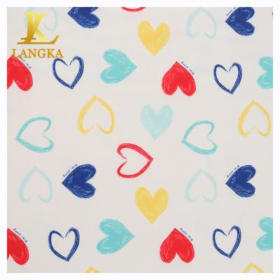 China Stretch Langka Stretch Ribbed Jersey Animal Kids Apparel Fabric Polyester Digital Printed Knitting for sale