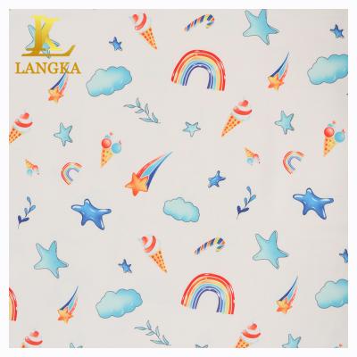 China Custom Digital Langka Sheet Printing 1*1 Rib Knit Polyester Digital Printed Wholesale Anti Bacterial Fabric China Shrink-Resistant for sale