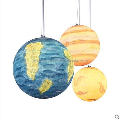 China Industrial New Products 2018 Star Maple Leaves Moon Lamp Christmas Best Gift LED 3D Moonlight Lunar Earth 9 Planets Pendant Light for sale