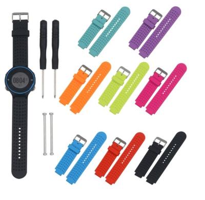 China Easy to Install Silicone Replacement Wrist Band for Garmin Forerunner 230/235/630/735 GPS Watch for sale