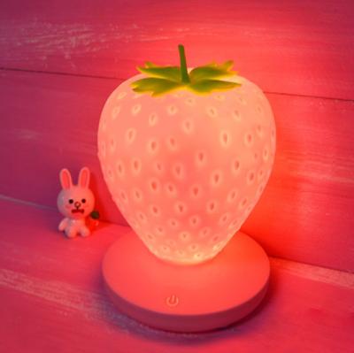 China Holiday Decoration Novelty Christmas Gift Strawberry Shape Bedroom Light For Home And Party Decoration 201210 for sale