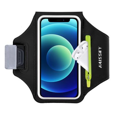 China Waterproof Cell Phone Armband With Running Airpods Bag Armband For iPhone 11 Pro Max Sweat Resistant Sports Phone Holder With Head Holder for sale