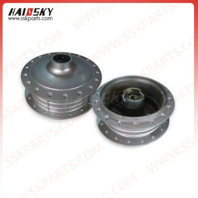 China Aluminum alloy ADC12 HAISSKY motorcycle front wheel hub /bajaj motorcycle spare parts for sale