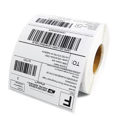 China Factory Price Waterproof Custom Printed Empty Label Sticker Supermarket Adhesive Paper for sale