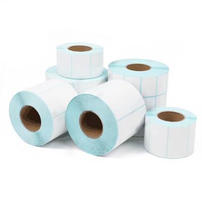 China Waterproof High Smoothness Self Adhesive Custom Sticker Label Packaging Shipping Label Sticker Paper Roll Color Self-adhesive Label for sale