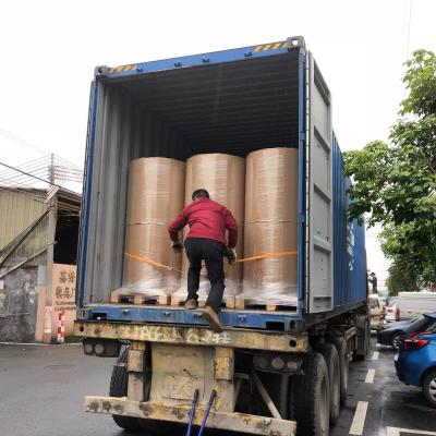 China Thermal Paper 64 Gsm One Ton Other Large Roll Jumbo Roll Thermal Paper Thermal Paper Coil Jumbo Roll for sale