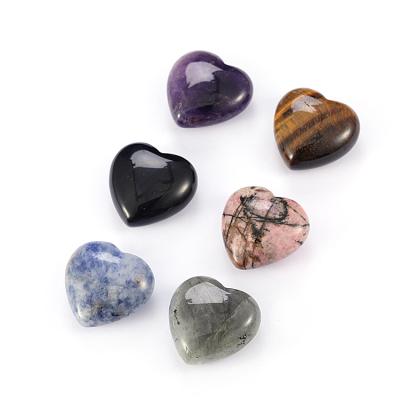 China China Manufacturer Spot Craft Gemstones Ornaments Small Stone Natural Heart Gemstones For Crafts for sale