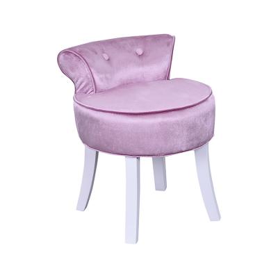 China OEM(Others) Factory Direct Sale Household Chair Nordic Adjustable Soft Purple Vanity Stool Durable Luxury Office Chairs For Living Room for sale