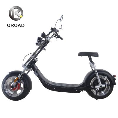 China Fat 1500W 3000W Warehouse Tire Stock 1500W 3000W EEC COC Adult QROAD Electric Scooter Citycoco 12Ah-20Ah European Electric City Cocos Scooter for sale