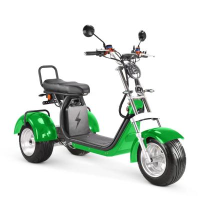 China Best Price Passenger Electric Scooter 1200W Citycoco / Three Fat Wheel Electric Tricycle Motorcycle for sale