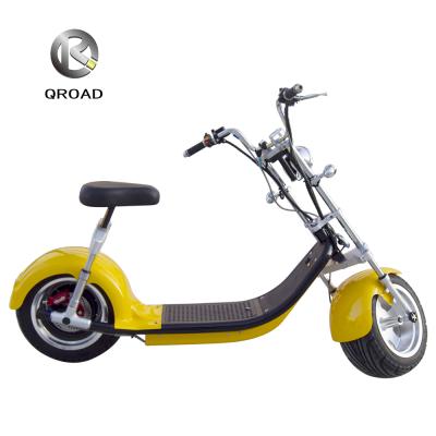 China QROAD Motorcycle Electric Scooter Battery 3000W 1500W 2000W QS Unisex Hot Selling Citycoco Dismountable Motor for sale