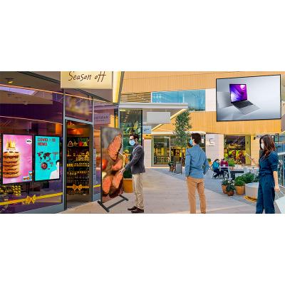 China Indoor Digital Media Player Signage MAW LED Signage Kiosk For Promoting Clothing Store for sale